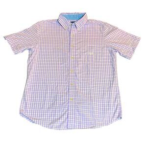 Chaps‎ Easy Care Short Sleeve Button Down Breast Pocket Men's Size S